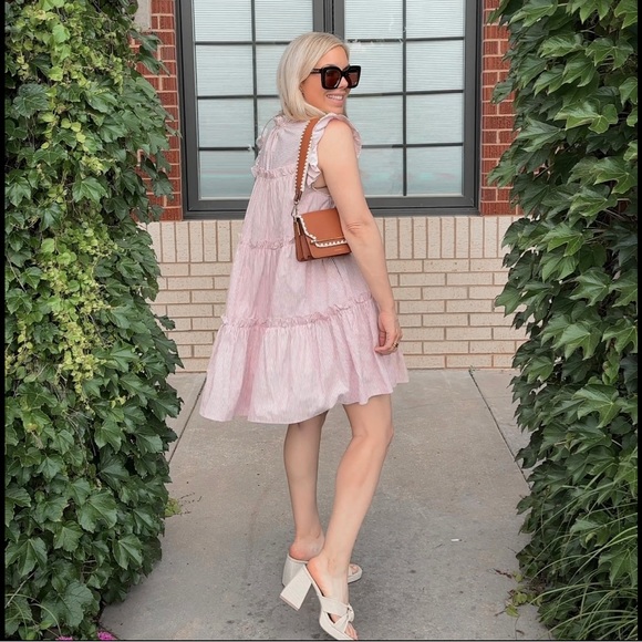 EN SAISON Ida Ruffle Mini Dress Size Small - Picture 1 of 4